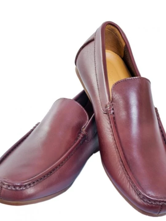 leather loafers